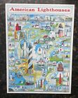 American Lighthouses jumbo postcard, unposted, excellent condition
