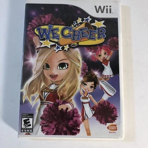 We Cheer Nintendo Wii Bandai Namco con estuche e instrucciones 2008 probado - Imagen 1 de 7