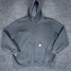 Carhartt Hoodie Mens 2XL Grey Original Fit Jacket Pullover Casual Fleece Adult - Picture 1 of 7
