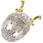 Earrings Holder Easter Egg Shape Storage Jar Jewelry Box Display
