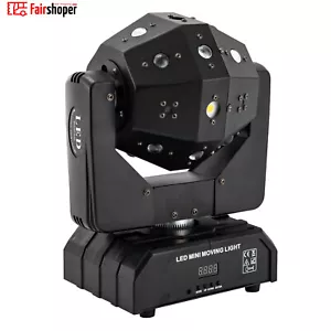 Moving Head Light LED RGBW DJ Disco Bar Club Stage Lighting Effect Beam Lamp DMX - Picture 1 of 20