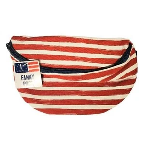 Fanny Pack American Flag Story Board Zippered Fanny Pack Adjustable Waist NWT - Picture 1 of 4