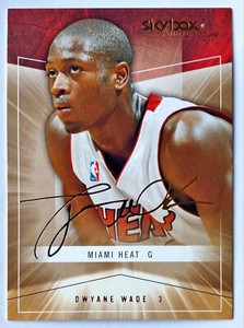 Dwyane Wade 2004-05 Skybox Autographics Insignia #001/150 1st