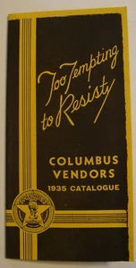 Columbus Vending Machine Vendors 1935 Catalog Brochure Gumball Peanut Gum - Picture 1 of 5