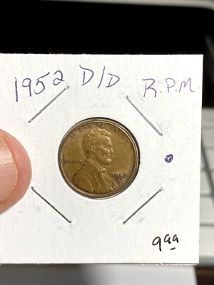 1952 P United States 1 Cent Error Coin - Image 1 of 2
