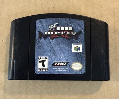 WWF No Mercy Nintendo 64 N64 Game Tested Authentic Cartridge Only - Image 1 of 4