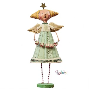 Merry Choir Angel Figurine by Lori Mitchell RETIRED - Picture 1 of 2