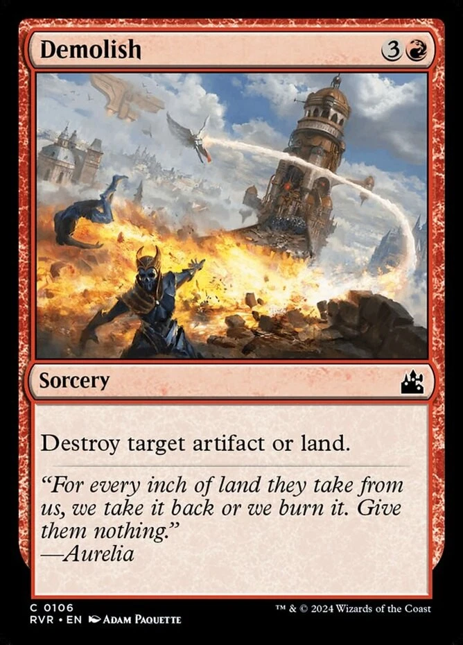x1 Demolish - Ravnica Remastered - NM - MTG - Image 1 of 1