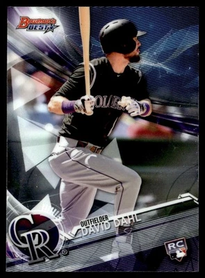 2017 Bowman's Best David Dahl Colorado Rockies #11 - Image 1 of 2