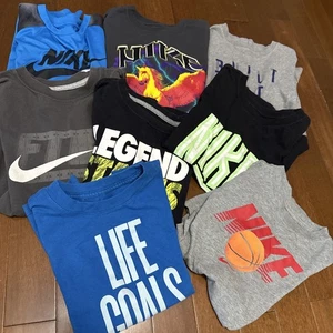 Lot /Bundle Of 8 Nike T Shirts Size Youth Large - Picture 1 of 4