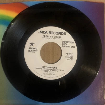 Ray Stevens, 45 rpm, Promo, Vg+, People's Court, MCA-52924 - Image 1 of 2
