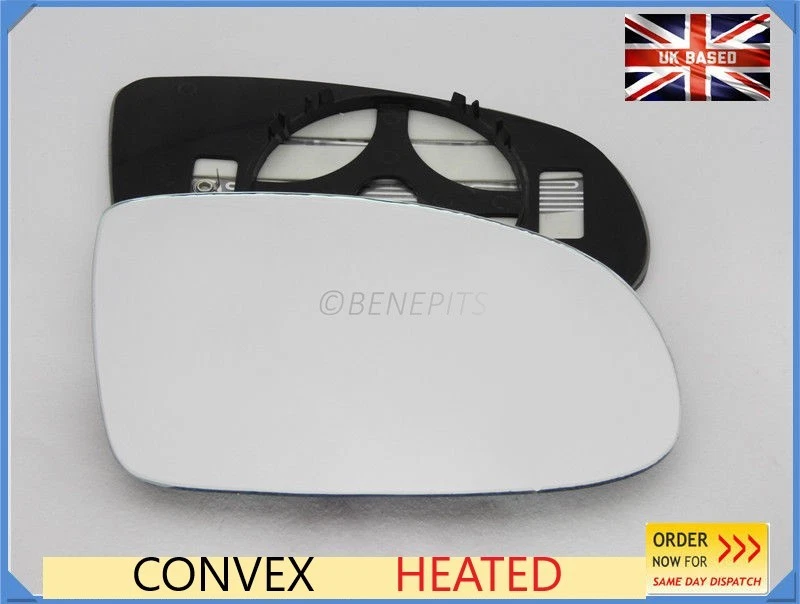 Pour Vauxhall Omega B 1994-1999 Verre de rétroviseur d'aile Convexe Chauffant... - Photo 1/1
