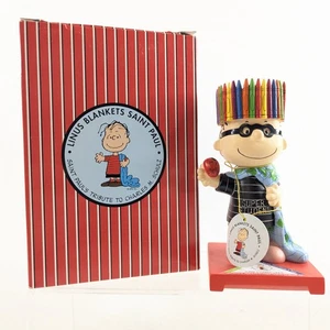 RARE Peanuts Westland Super Student Linus 8677 Figurine Linus Blankets Collect - Picture 1 of 10