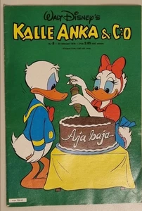 Kalle Anka & C:o Nr.8 (Feb 23, 1978) –Swedish Donald Duck Comic – Vintage Disney - Picture 1 of 2