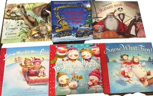 6 Youth Hardcover Books Christmas Winter Books Mixed Authors Some Hallmark  - Picture 1 of 20