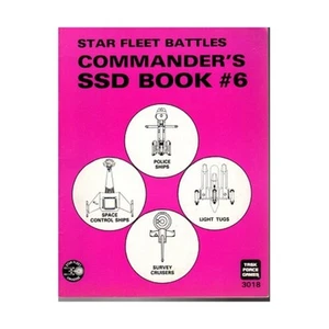 Task Force SFB Commander's SSD Book #6 VG - Picture 1 of 1