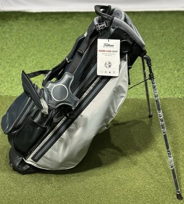 Titleist Players 4 Plus StaDry Double Strap Stand Carry Golf Bag Gray (No Logo) - Image 1 of 4