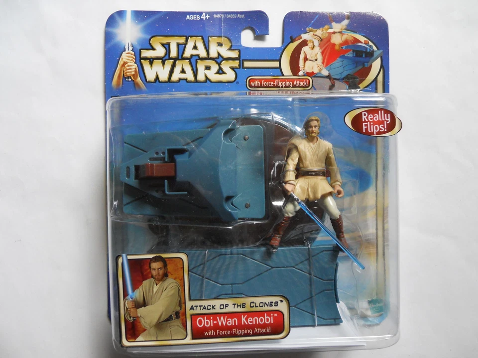 STAR WARS HASBRO FIGURINE OBI-WAN KENOBI  ATTACK OF THE CLONES NEUF SOUS BLISTER - Photo 1/1