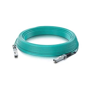 10G SFP+ AOC Cable - 10GbE SFP+ to SFP+ Active Optical Fiber Cable, OM3 MMF D... - Picture 1 of 4