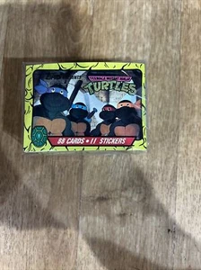 Teenage Mutant Ninja Turtles Trading Cards Complete Set (88 W/stickers 1989 Tmnt - Picture 1 of 5