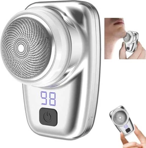 Mini Shaver Portable Electric Shaver, Pocket Size Shaver Wet and Dry Razor, M... - Picture 1 of 8