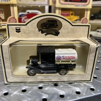 LLedo Chevron Diecast Red Crown Gasoline 1920 Model T Ford TRUCK, 1/55 NIP - Image 1 of 4