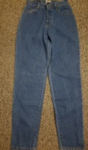 Nuevos jeans azules vintage de G.H. BASS & Co talla 6 X 33" entrepierna mujer - Imagen 1 de 4