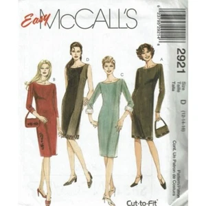 McCalls Sewing Pattern 2921 Dress Bag Misses Size 12-16 - Picture 1 of 2