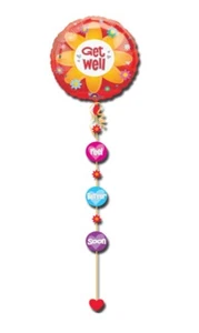 GET WELL SOON FOIL BALLOON - SPEEDY RECOVERY FEEL BETTER FRIEND #11292 - Picture 1 of 3