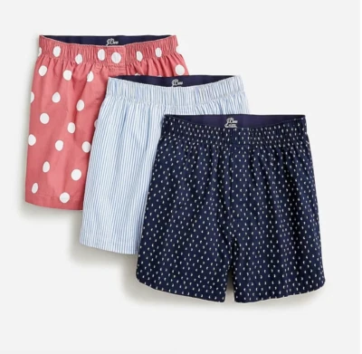 J.Crew Mens $60 3 Pack Boxers Size XS BK213 - Image 1 of 3