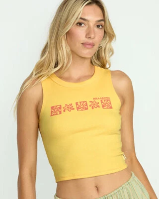 Camiseta sin mangas Billabong Fun Times - Para mujer - Mediana/recién exprimida Foto 1 de 4