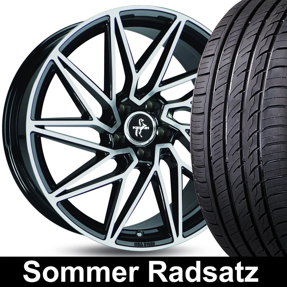 19" Keskin KT20 Sommerräder RS BFP 225/40 Reifen für Renault Latitude Mod. T - Bild 1 von 4