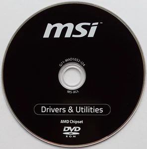 MSI Drivers and Utilities MINT DVD ~AMD Chipset~ Part #G71-MAD1032-J24 - Picture 1 of 1