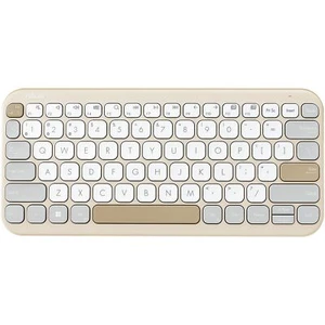 ASUS wireless keyboard KW100 Color: Oat Milk, 90XB0880-BKB040 - Picture 1 of 5