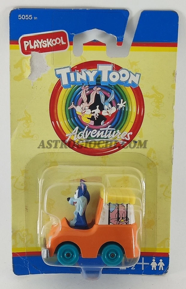 PLAYSKOOL TINY TOON LOONEY TUNES PLUCKY DUCK VINTAGE 1990 DIECAST