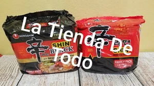 PREMIUM NOODLE SOOP 8 LOT SPICY & BEEF BRONE BROTH FOR SHIN NONGSHIM FANS READ - Picture 1 of 1