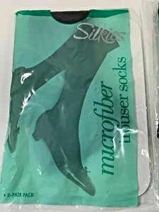 Silkies Mikrofaser Hosensocken sechs Paar - Regular Made in USA - Bild 1 von 4