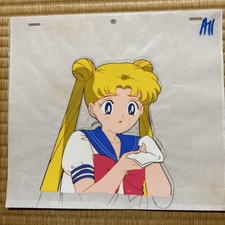 VTG* 1990S 90s Rare SAILOR MOON ANIME CEL douga - usagi tsukino F28688