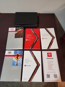 Toyota Highlander 2021 manual del propietario - juego completo versión completa de fábrica con estuche - Imagen 1 de 2