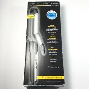 Conair Infiniti Pro 1-1/2 INCH CURLING HAIR IRON NANO TOURMALINE CERAMIC Curls - Picture 1 of 11