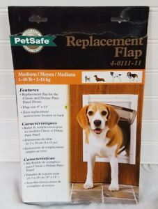PetSafe One Piece Dog Door Replacement Flap Size Medium 4-0111-11 New Open Box