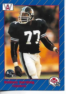 1991 All World Canadian Football CFL Rodney Harding Card #90 - Picture 1 of 1