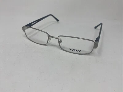 TIMEX TMX EYEWEAR PIVOT 54-17-140 PLATINUM SILVER BLACK GREEN FLEX HINGE L891 - Image 1 of 4