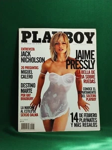 PLAYBOY Rare JAIME PRESSLY Magazine Mexican FEBRUARY 2014 ALIYA WOLF - Picture 1 of 4