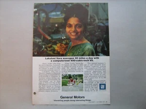 1973 GM General Motors "Computerized 400 cubic-inch V8" vintage advertisement - Picture 1 of 1