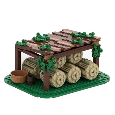 Hot Sale Medieval Straw Bale Medieval Town Theme 684 Pieces Building Toys - Image 1 of 3