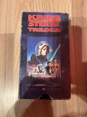 "KRIEG DER STERNE TRILOGIE" THX DIGITALLY MASTERED - VHS - RARITÄT - Bild 1 von 4