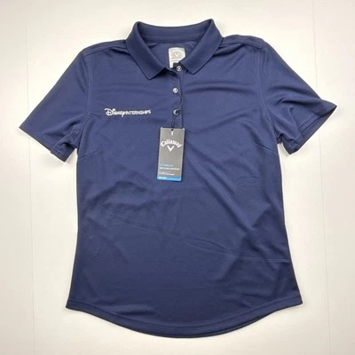 Polo de golf Callaway Disney Internship para mujer Opti-Dry talla mediana logotipo encarnado Foto 1 de 4