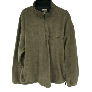 Shaver Lake Herren 1/4 Zip Fleece Grün Pullover Shirt Größe XL - Bild 1 von 6