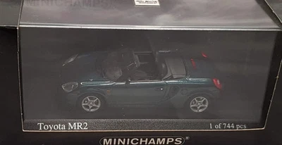 Minichamps 1/43 - TOYOTA MR 2 CABRIOLET – 2000 – VERDE LE 744 pz. - Immagine 1 di 4